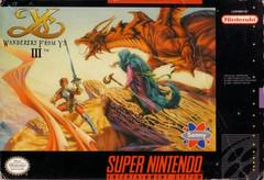 Ys III Wanderers from Ys - (Loose) (Super Nintendo)