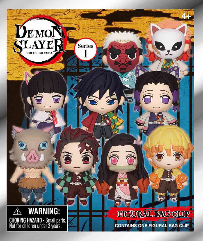 Demon Slayer Season 1 3D Bag Clip